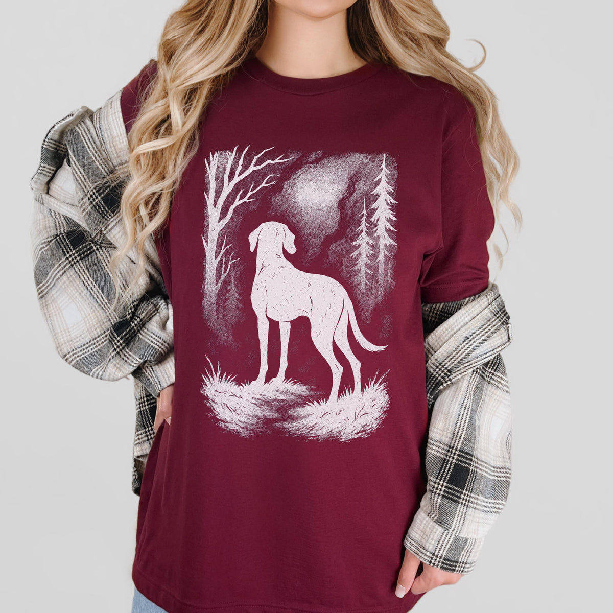 Additional photo of Hound Dog in the Woods T-shirt