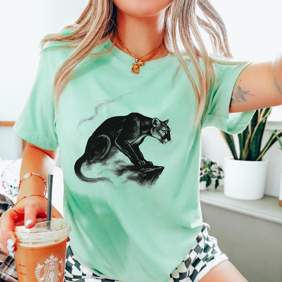 Product photo of Black Panther on the Prowl T-shirt