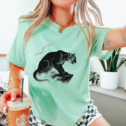 Product photo of Black Panther on the Prowl T-shirt
