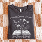 Additional photo of Currently Ignoring Everyone for Fictional People T-shirt