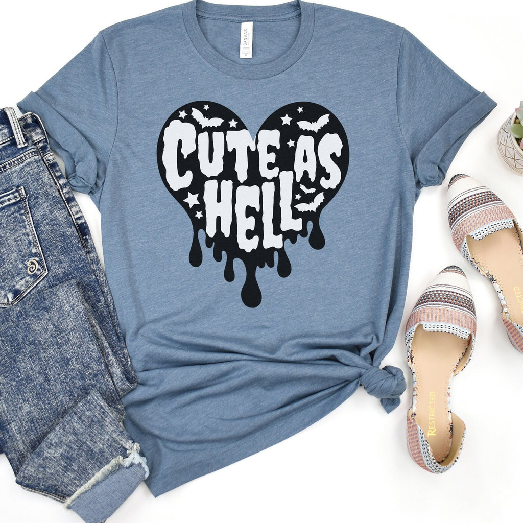 Additional photo of Cute as Hell T-shirt