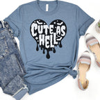 Additional photo of Cute as Hell T-shirt