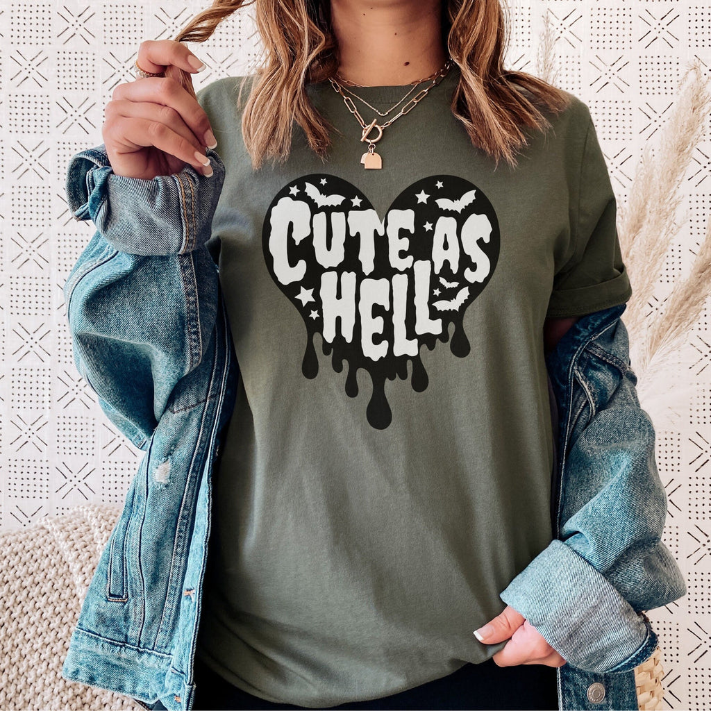 Additional photo of Cute as Hell T-shirt