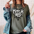 Additional photo of Cute as Hell T-shirt