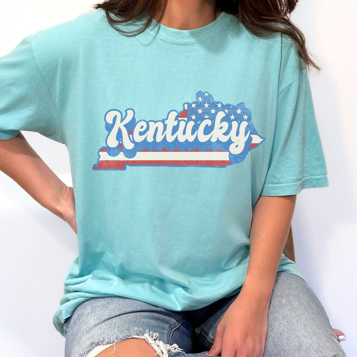 Additional photo of Kentucky Retro State Graphic T-shirt