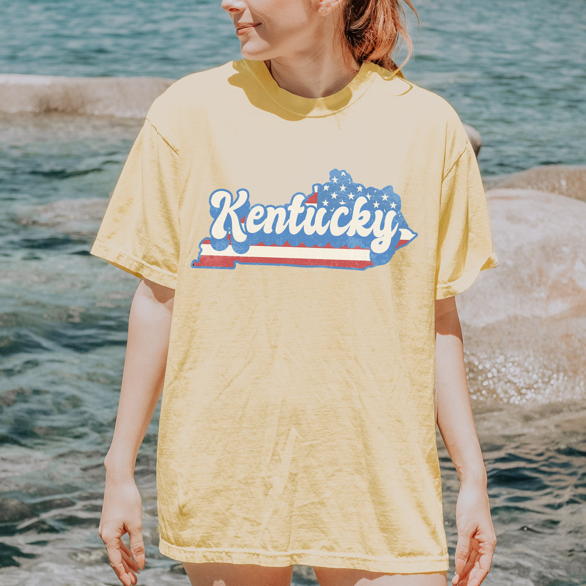 Additional photo of Kentucky Retro State Graphic T-shirt