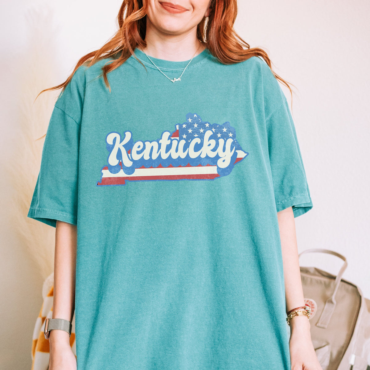 Additional photo of Kentucky Retro State Graphic T-shirt