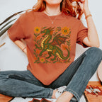 Additional photo of Folk Art Dragon Graphic T-shirt