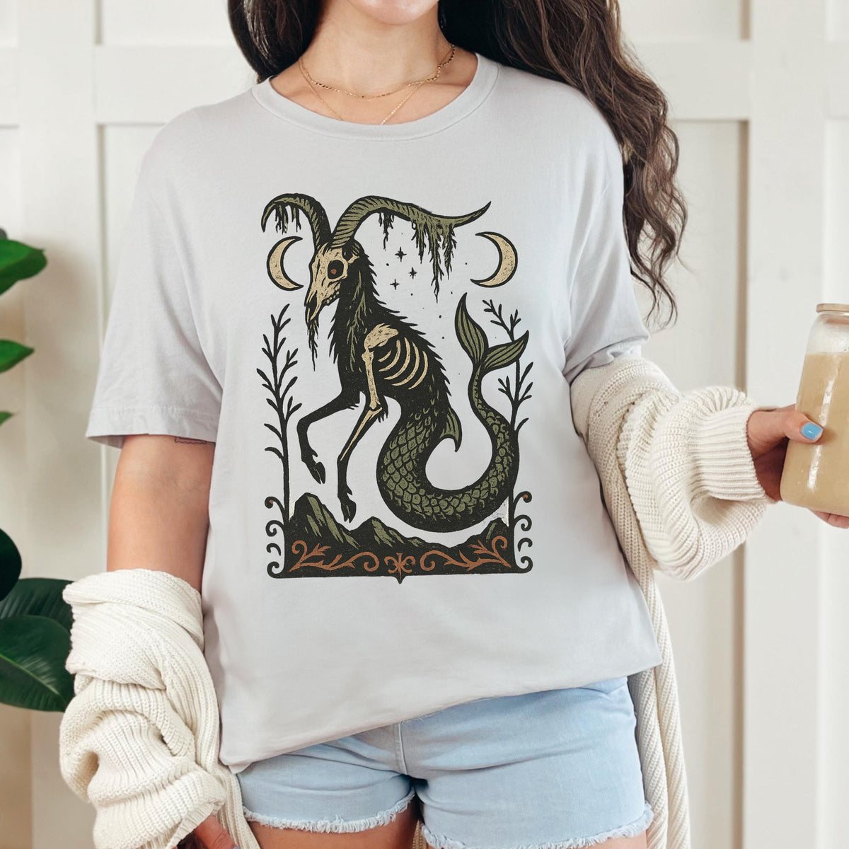 Additional photo of Capricorn Zodiac Sea Goat T-shirt