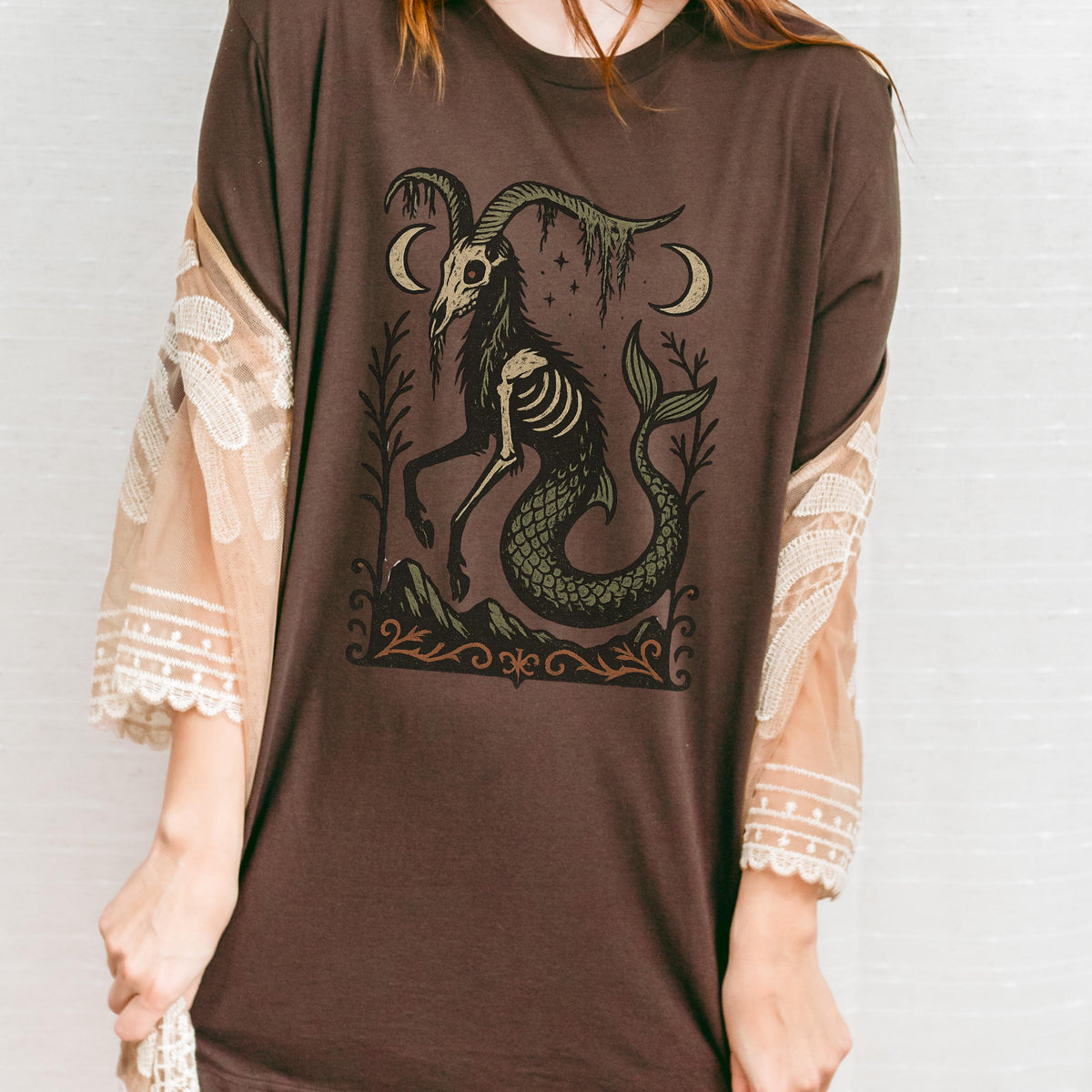 Additional photo of Capricorn Zodiac Sea Goat T-shirt