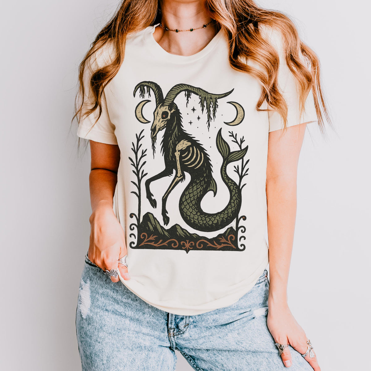 Additional photo of Capricorn Zodiac Sea Goat T-shirt