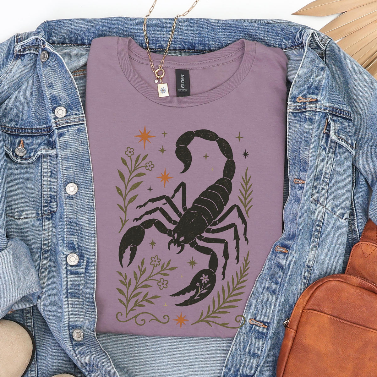 Additional photo of Scorpio Zodiac Scorpion Graphic T-shirt