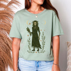 Product photo of Virgo Zodiac Skeleton Maiden Graphic T-shirt