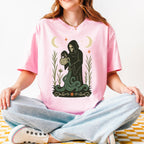 Additional photo of Aquarius Zodiac Grim Reaper Graphic T-shirt