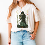 Additional photo of Aquarius Zodiac Grim Reaper Graphic T-shirt