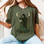 Additional photo of Aquarius Zodiac Grim Reaper Graphic T-shirt