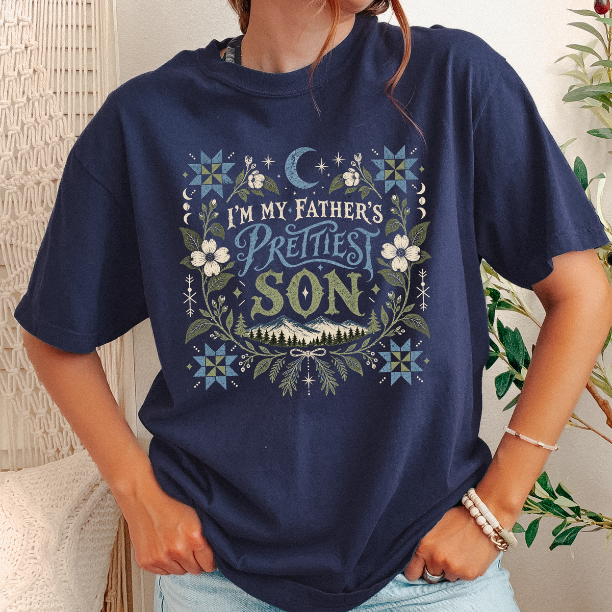 Additional photo of Im My Fathers Prettiest Son T-shirt