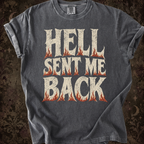 Additional photo of Hell Sent Me Back T-shirt