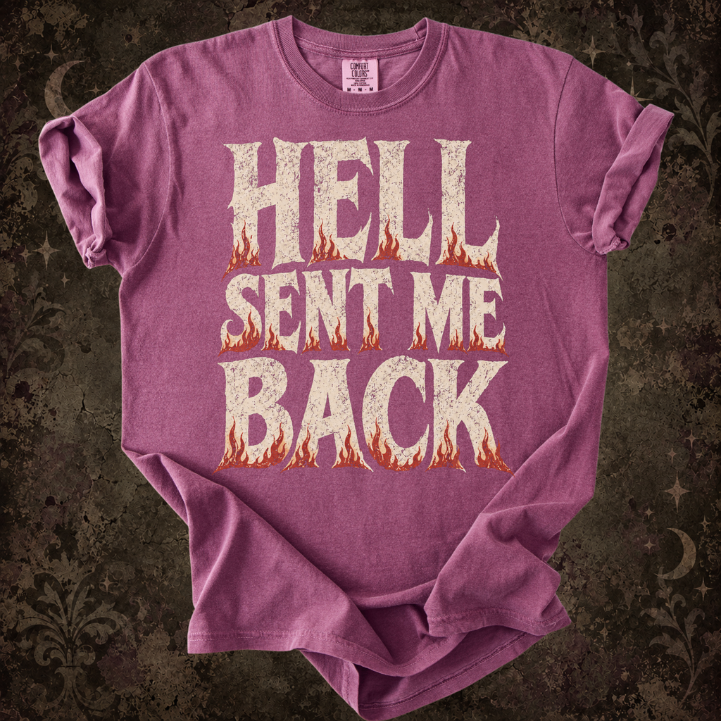 Additional photo of Hell Sent Me Back T-shirt