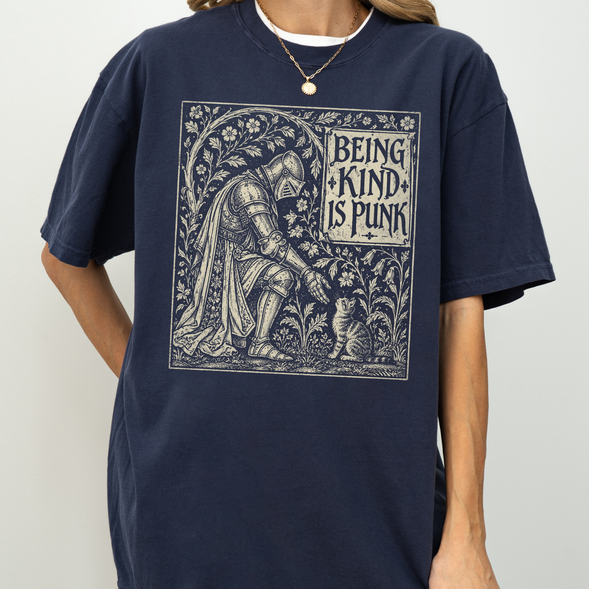 Additional photo of Being Kind Is Punk T-shirt