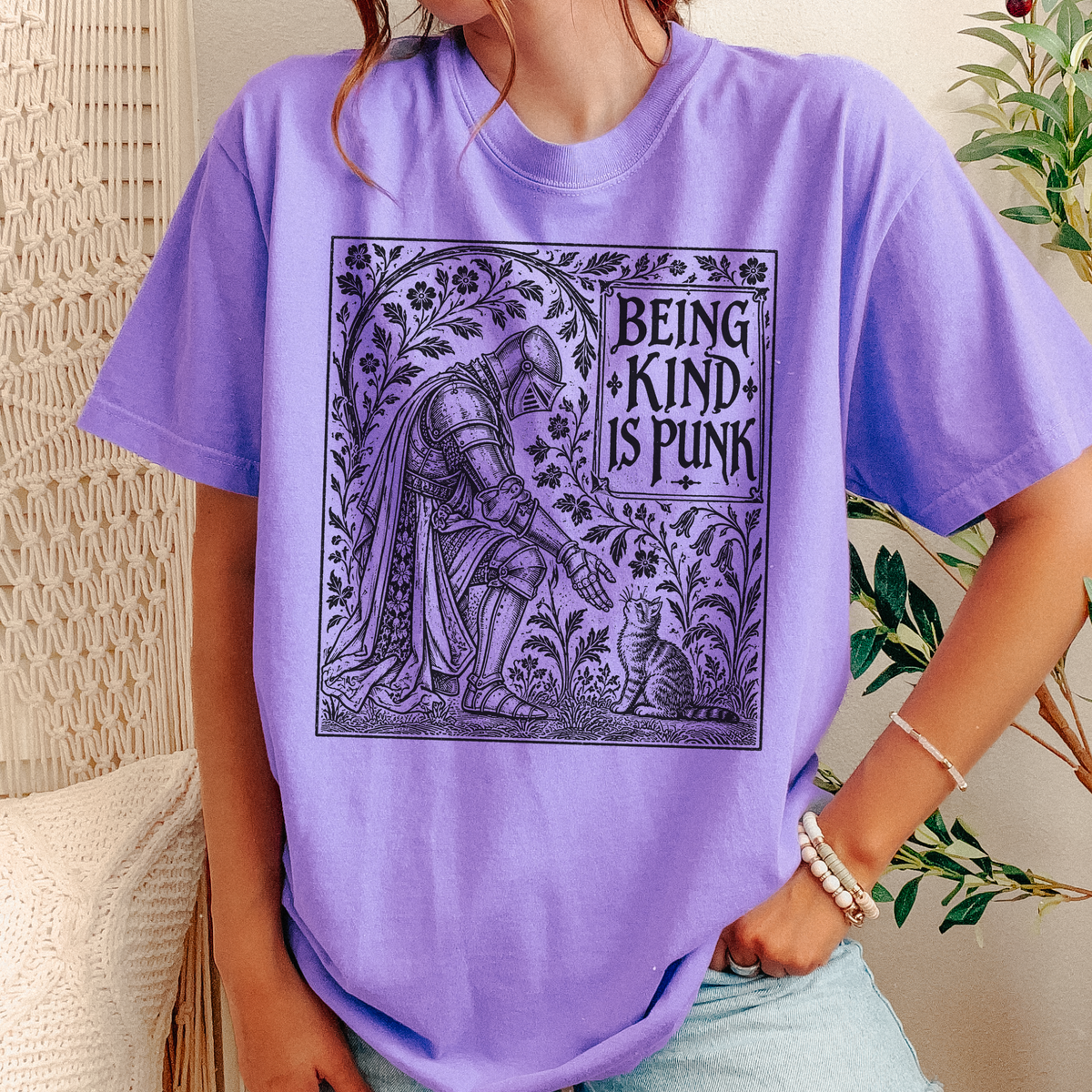 Additional photo of Being Kind Is Punk T-shirt