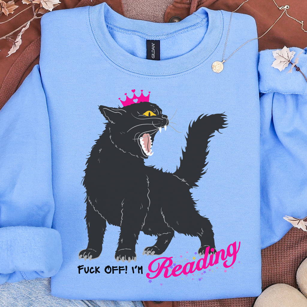 Additional photo of Fuck Off Im Reading sweatshirt