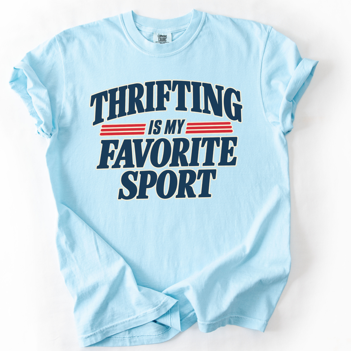 Additional photo of Thrifting Is My Favorite Sport T-shirt