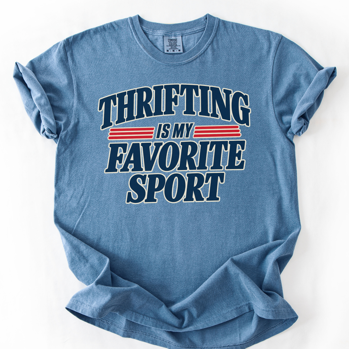 Additional photo of Thrifting Is My Favorite Sport T-shirt