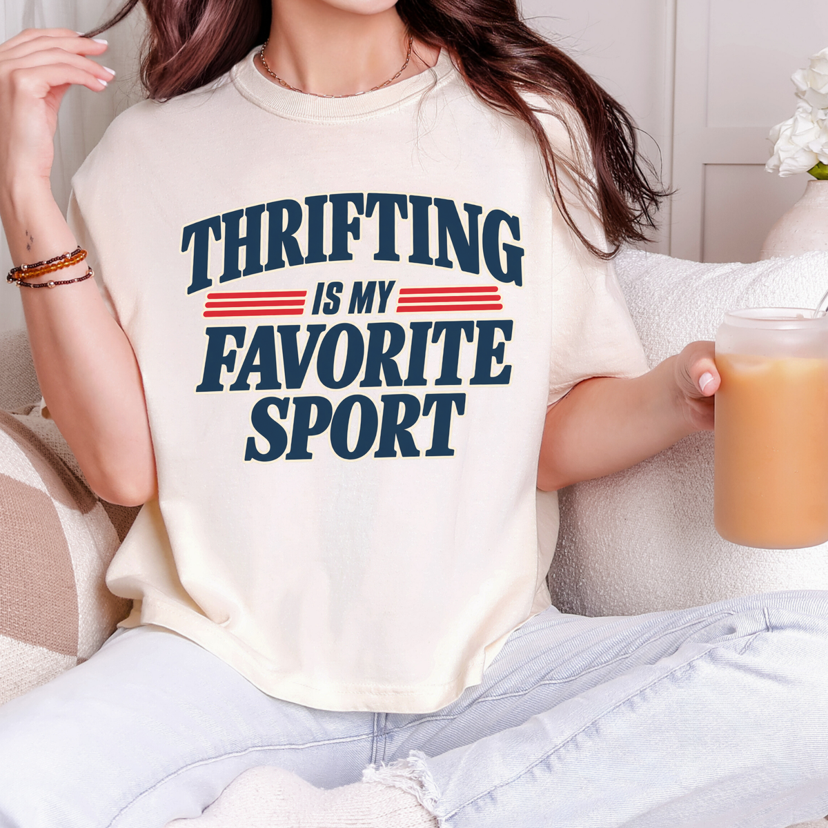 Product photo of Thrifting Is My Favorite Sport T-shirt