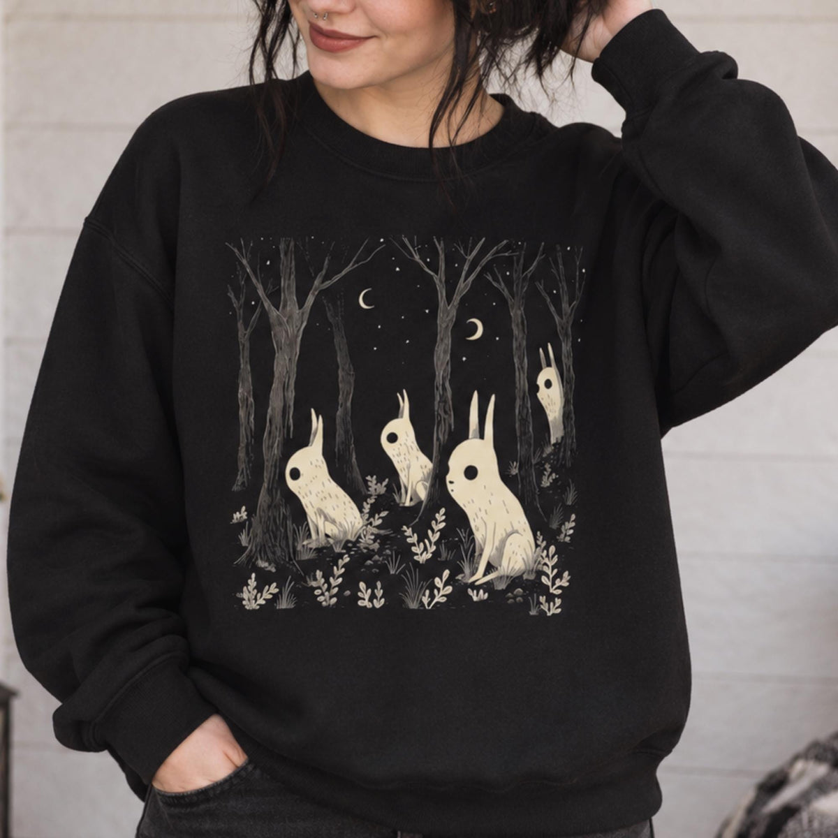 Product photo of Forest Spirit — Goblincore Woodland Creature sweatshirt