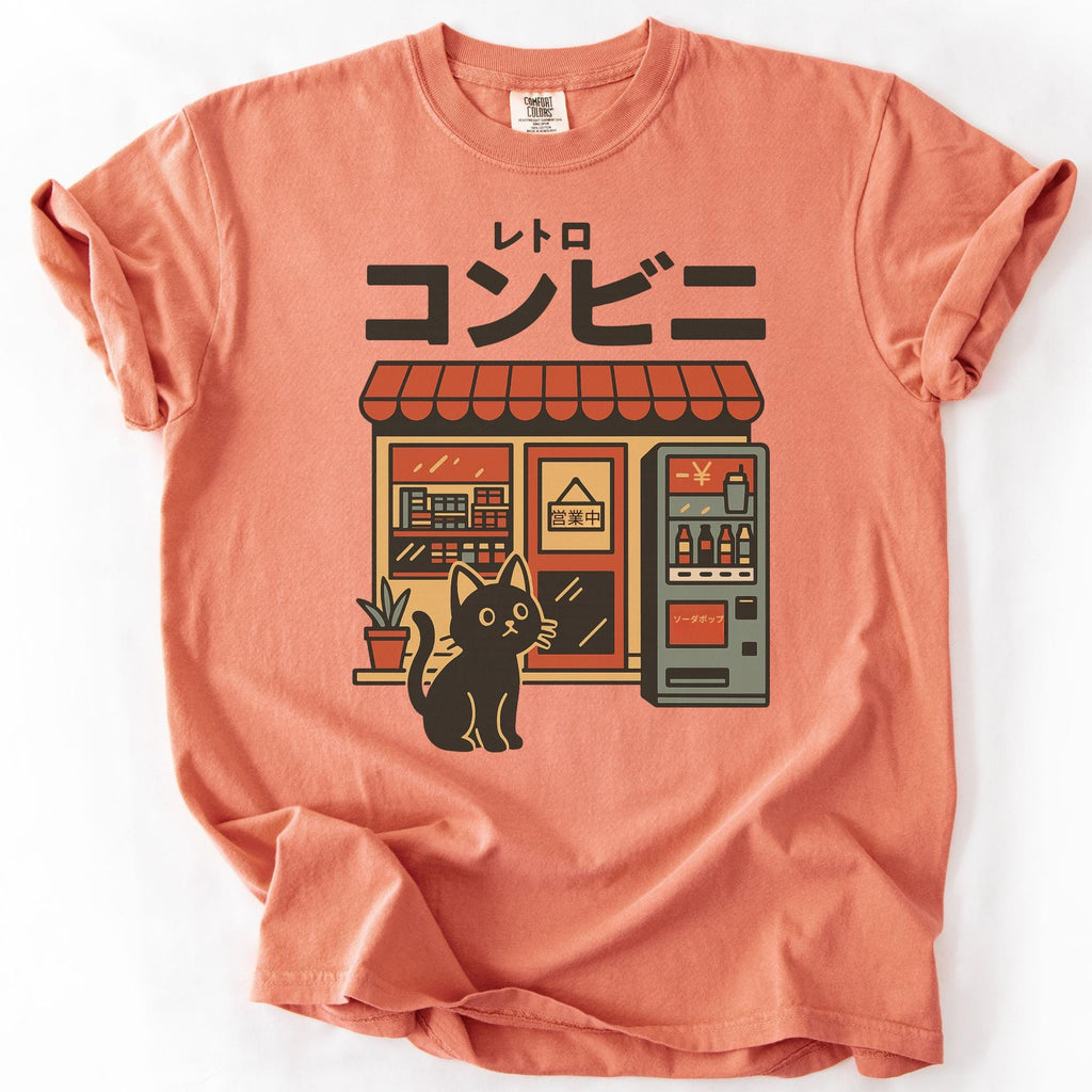 Product photo of Japanese Convenience Store Cat T-shirt