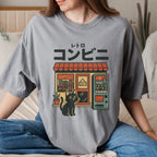 Additional photo of Japanese Convenience Store Cat T-shirt