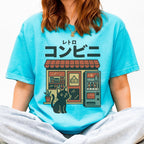 Additional photo of Japanese Convenience Store Cat T-shirt