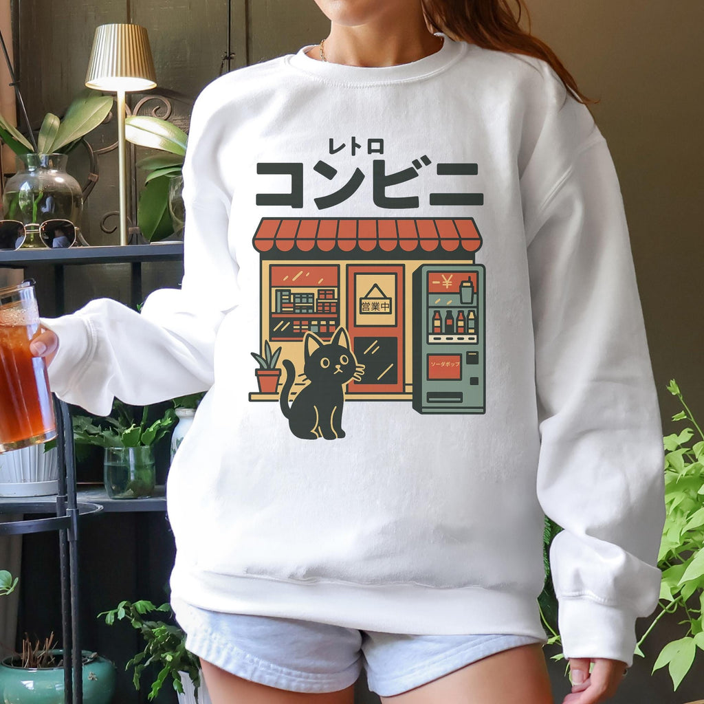 Product photo of Japanese Convenience Store Cat sweatshirt