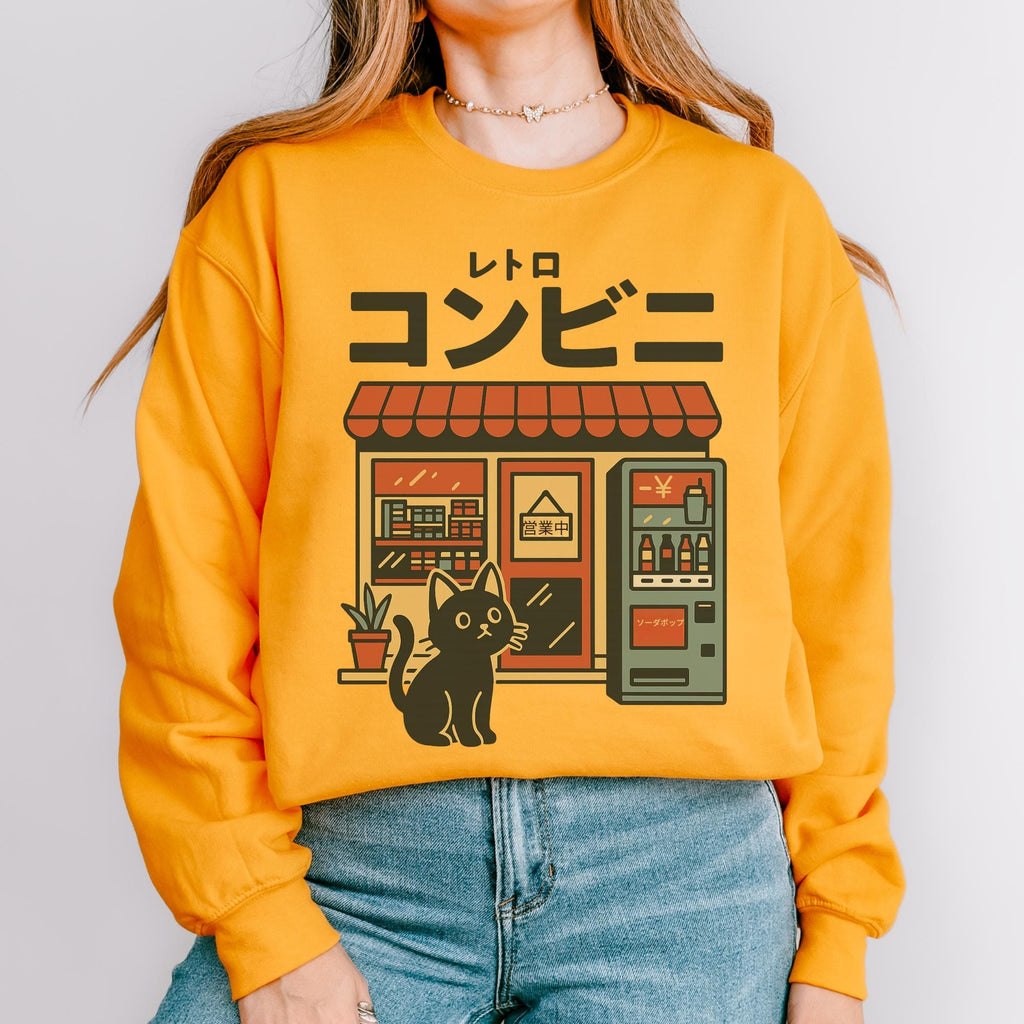 Additional photo of Japanese Convenience Store Cat sweatshirt