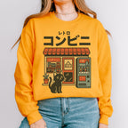 Additional photo of Japanese Convenience Store Cat sweatshirt