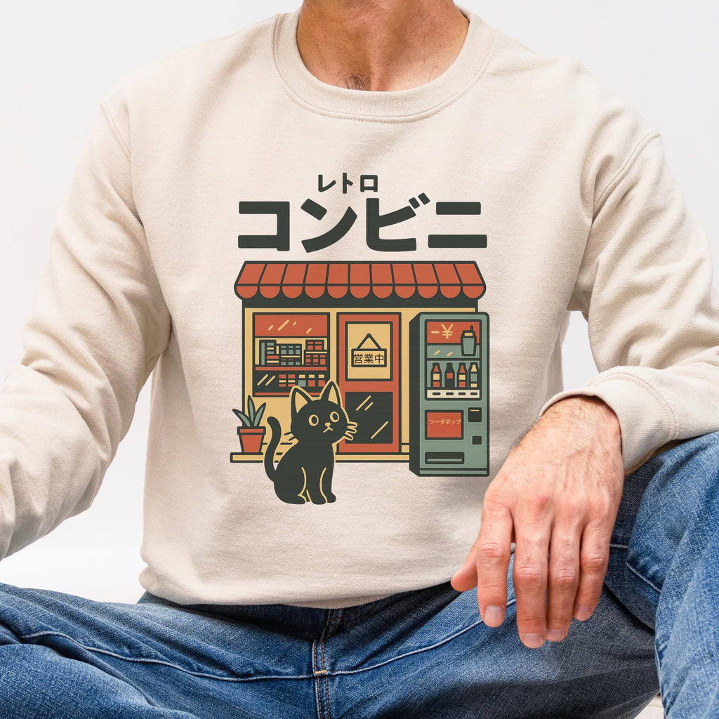 Additional photo of Japanese Convenience Store Cat sweatshirt