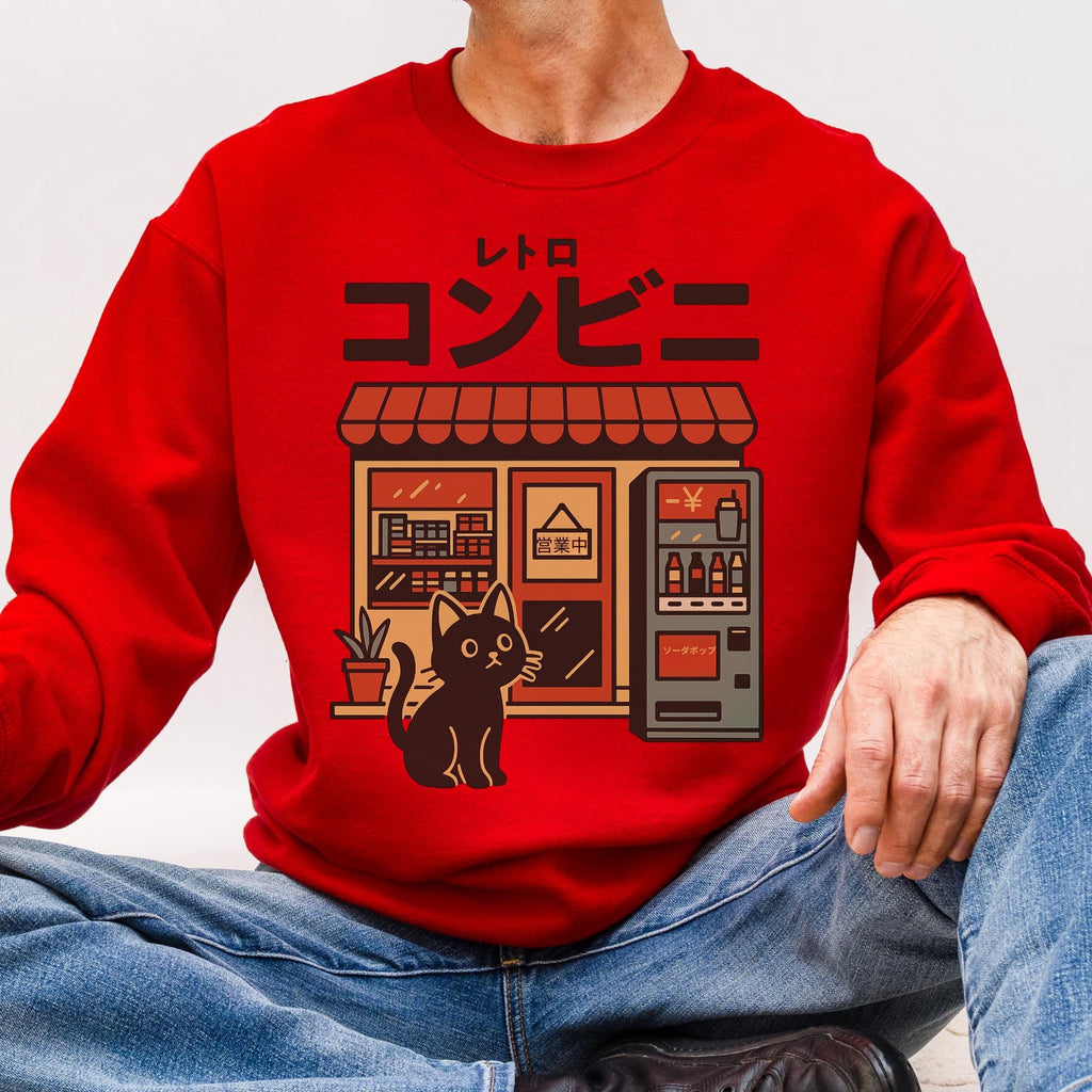 Additional photo of Japanese Convenience Store Cat sweatshirt
