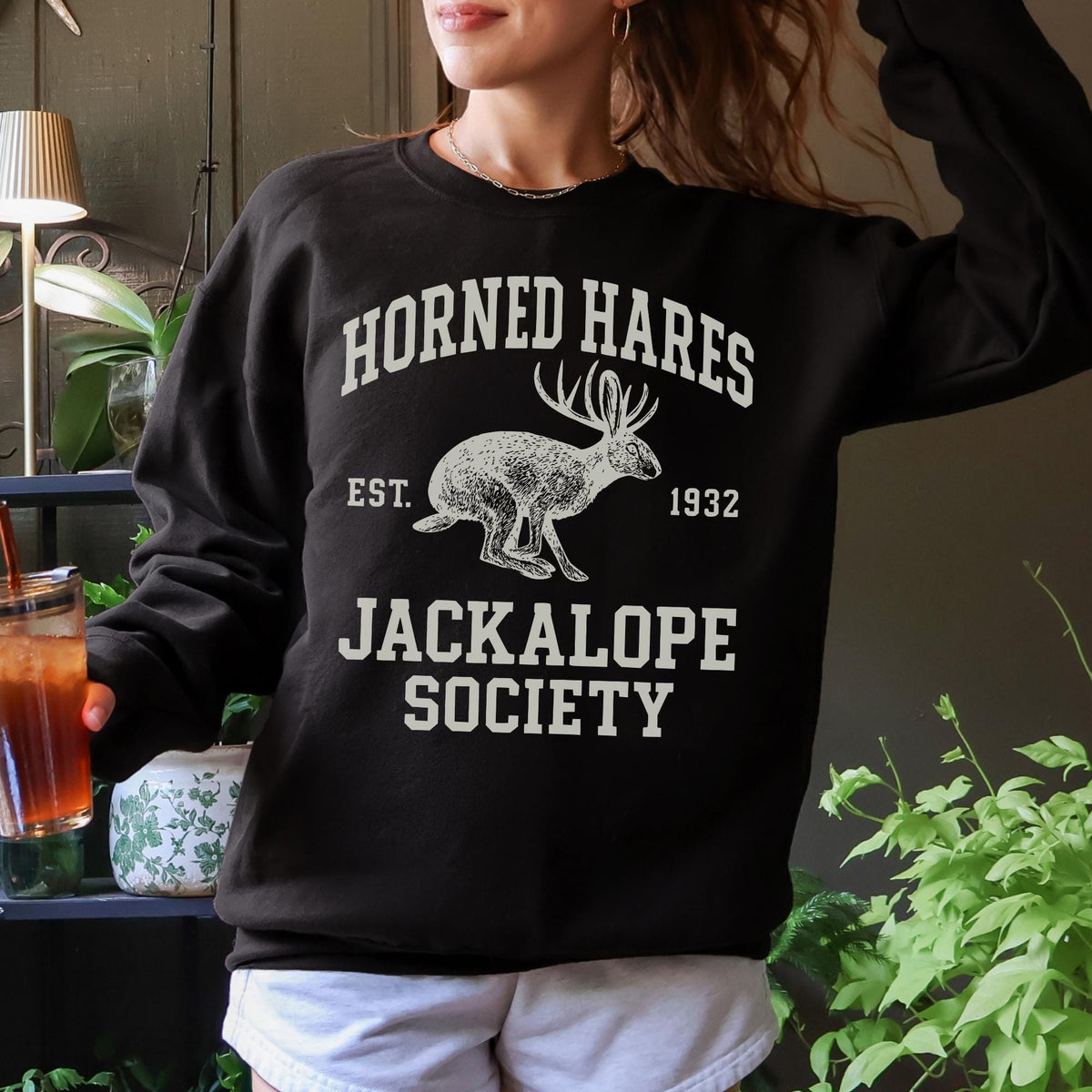 Additional photo of Jackalope Society — Vintage Cryptid sweatshirt