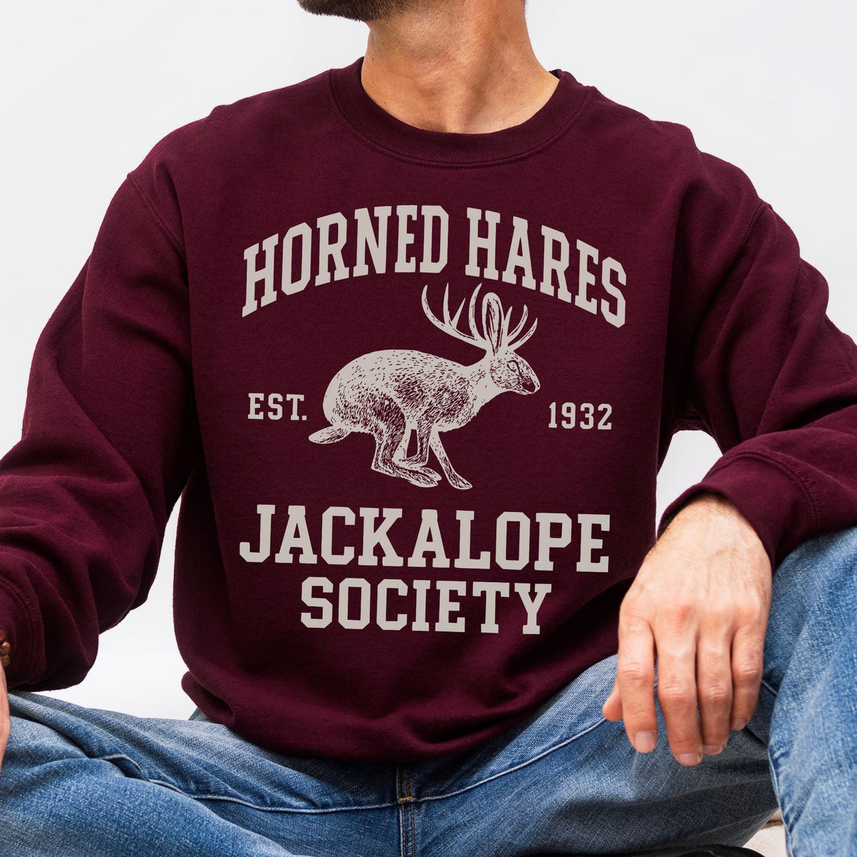 Additional photo of Jackalope Society — Vintage Cryptid sweatshirt