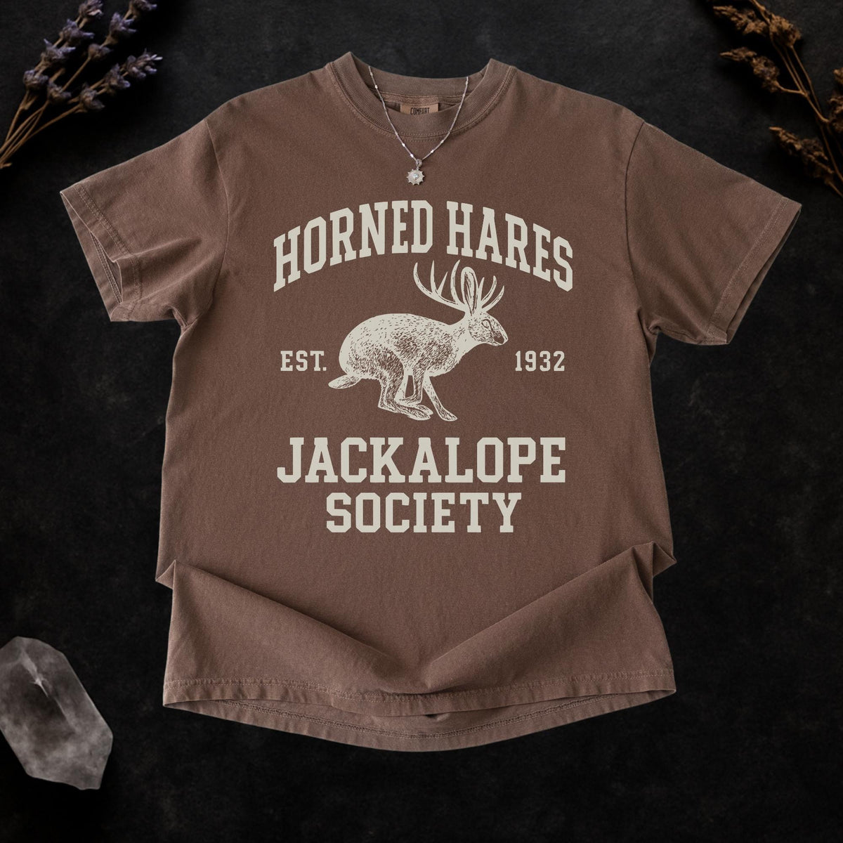 Additional photo of Jackalope — Horned Hares Society T-shirt