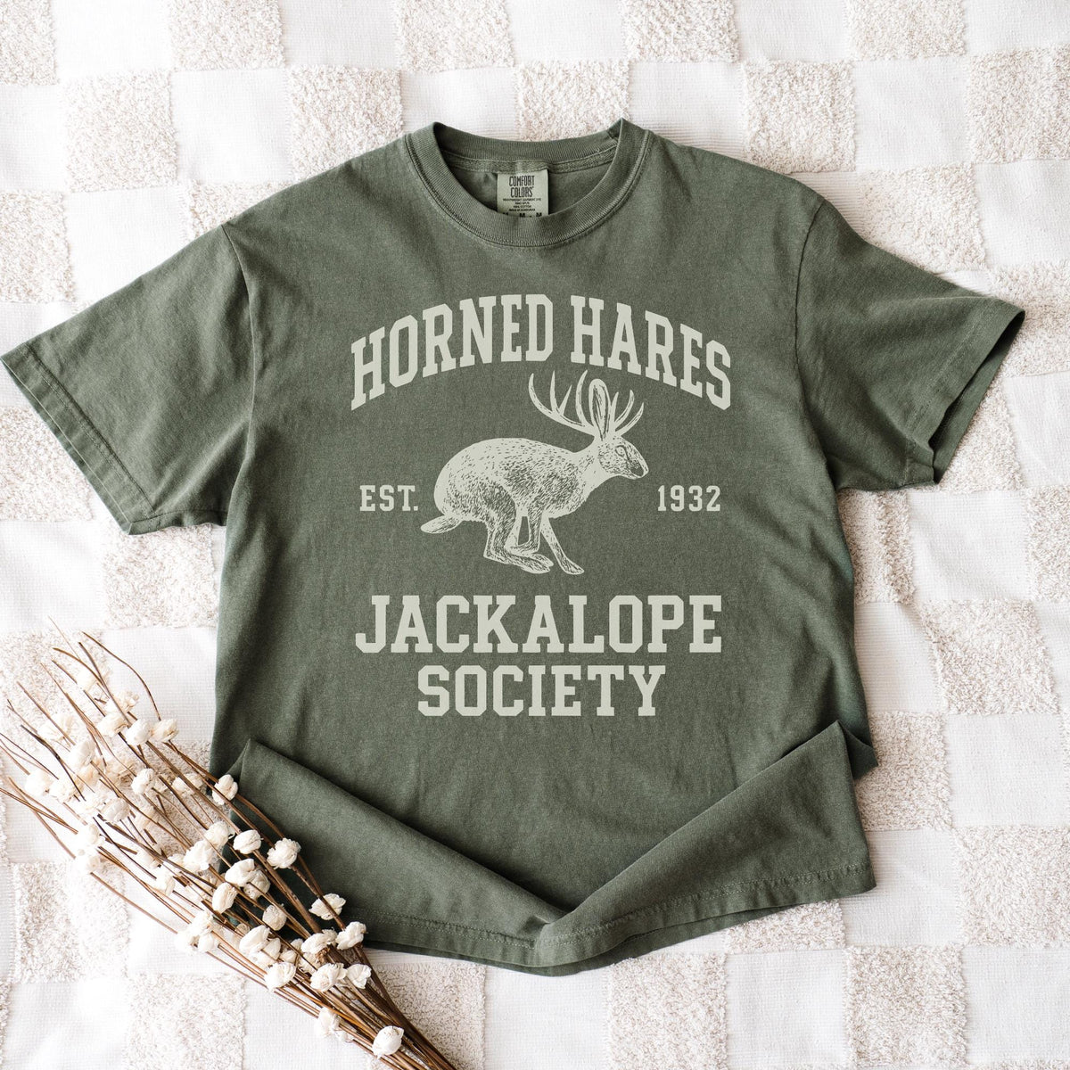 Additional photo of Jackalope — Horned Hares Society T-shirt