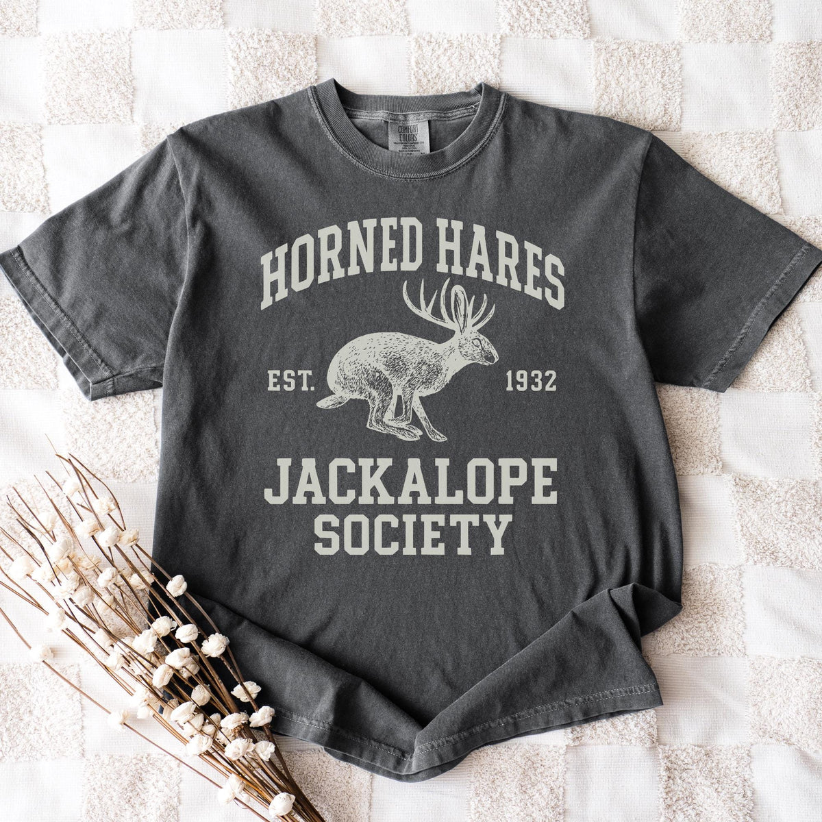Additional photo of Jackalope — Horned Hares Society T-shirt