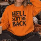 Additional photo of Hell Sent Me Back sweatshirt