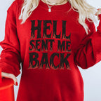 Additional photo of Hell Sent Me Back sweatshirt