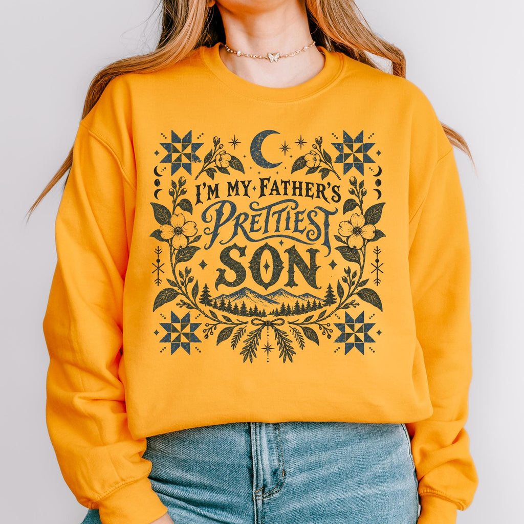 Additional photo of Im My Fathers Prettiest Son sweatshirt