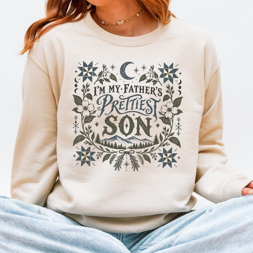 Additional photo of Im My Fathers Prettiest Son sweatshirt