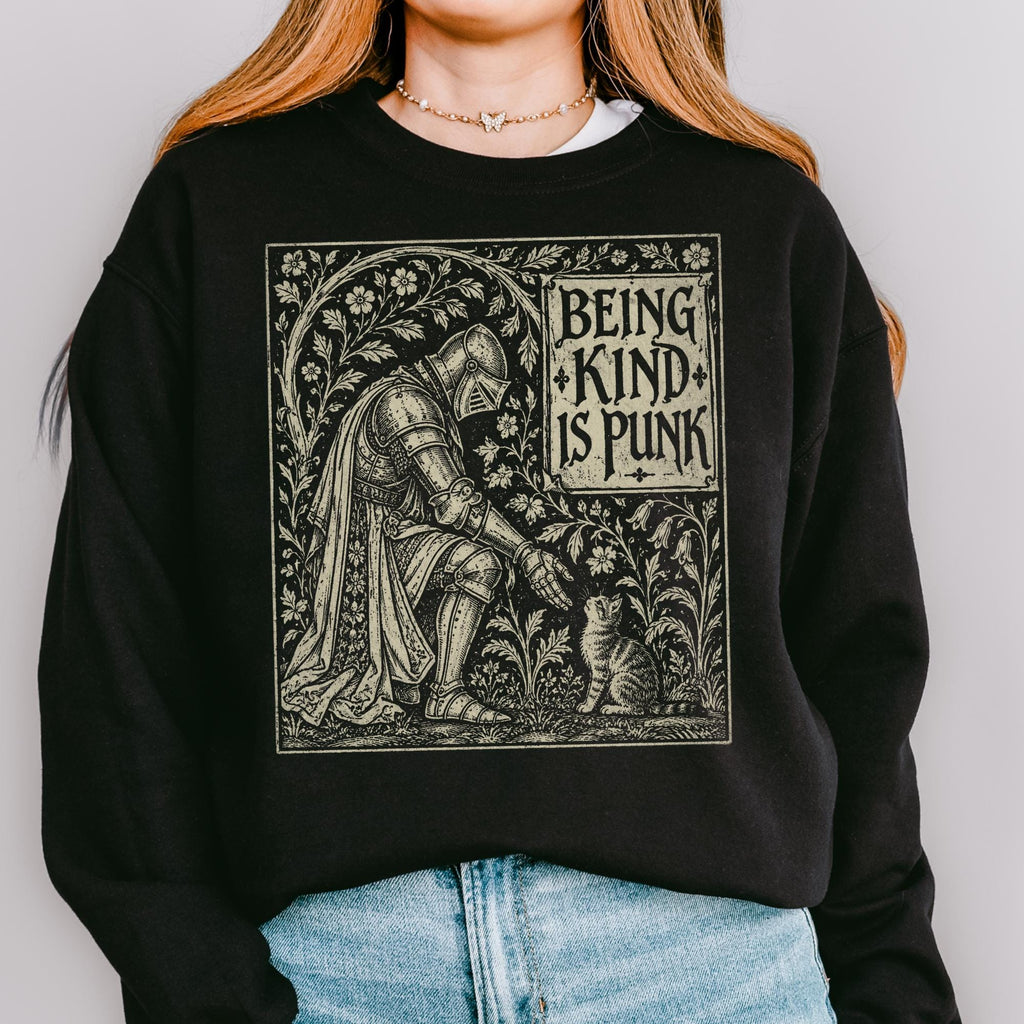 Additional photo of Being Kind Is Punk sweatshirt