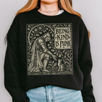 Additional photo of Being Kind Is Punk sweatshirt