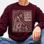 Additional photo of Being Kind Is Punk sweatshirt